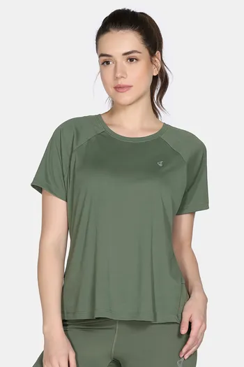 Buy Zelocity Quick Dry Relaxed Top - Four Leaf Clover